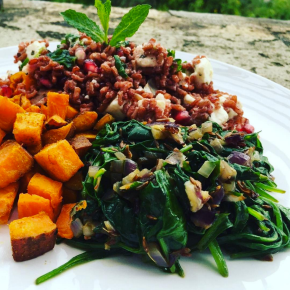 Red Rice, Pomegranate and Feta&nbsp;Salad